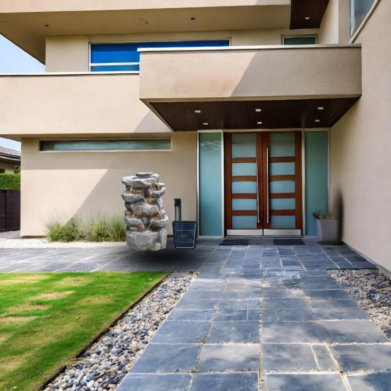 Zahradní solární fontána BestBerg